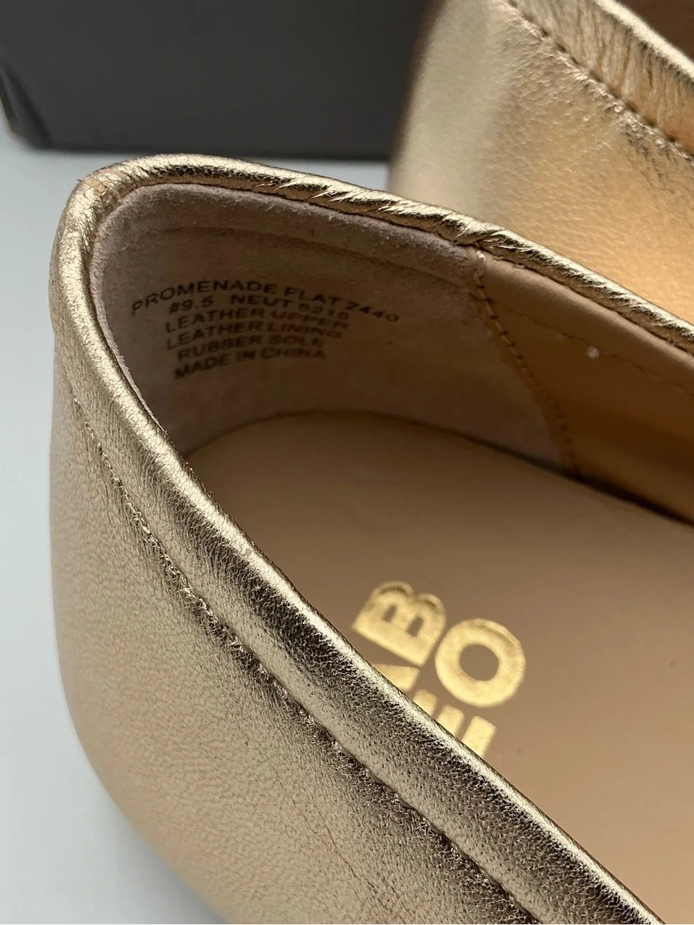 ABEO PROMENADE Metallic Gold Women’s Flats